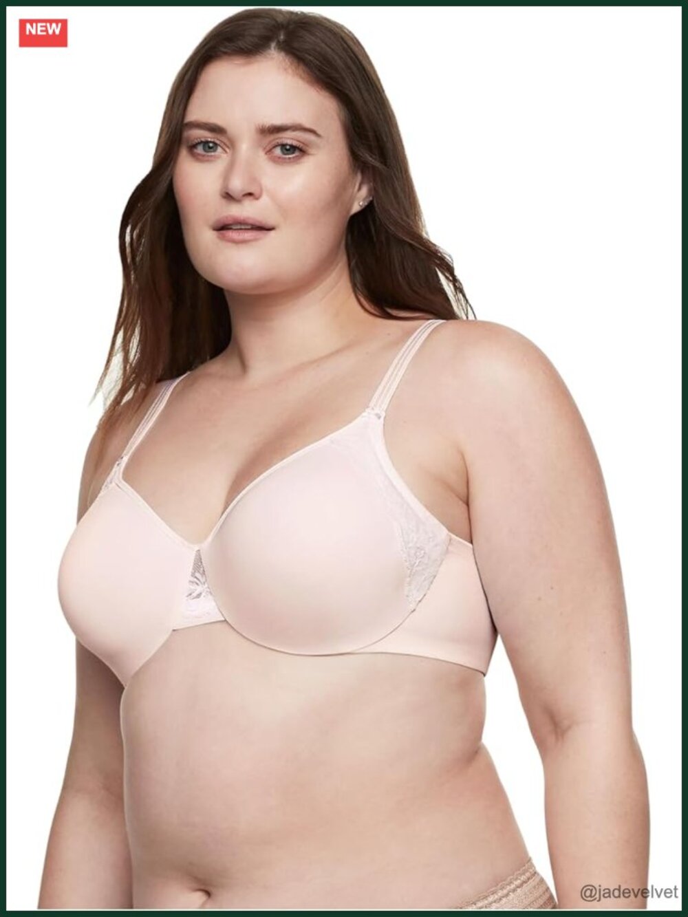 Women's Plus-Size Minimizer Bra With Underwire Light Support
